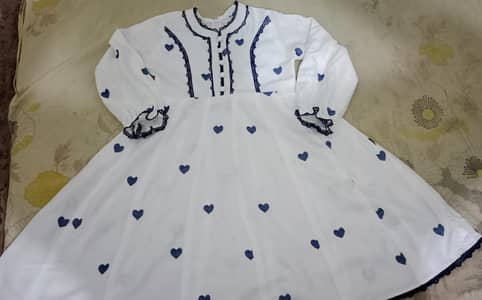 handmade baby girl lawn frock new soft and comfortable