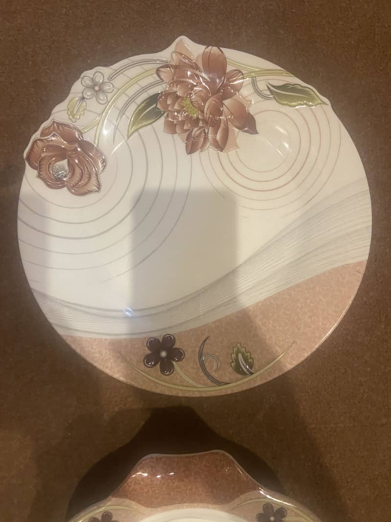 Plastic dinner set 2