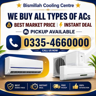 Old AC & Dead AC Dc Inverter We buy Kenwood/ purana ac bechein