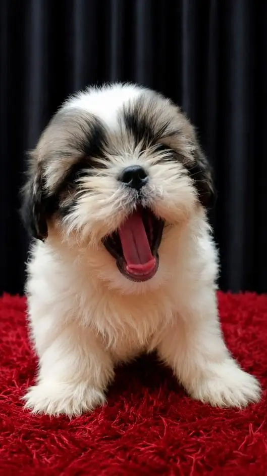 pur shih tzu female puppy 1 month old — photo 2
