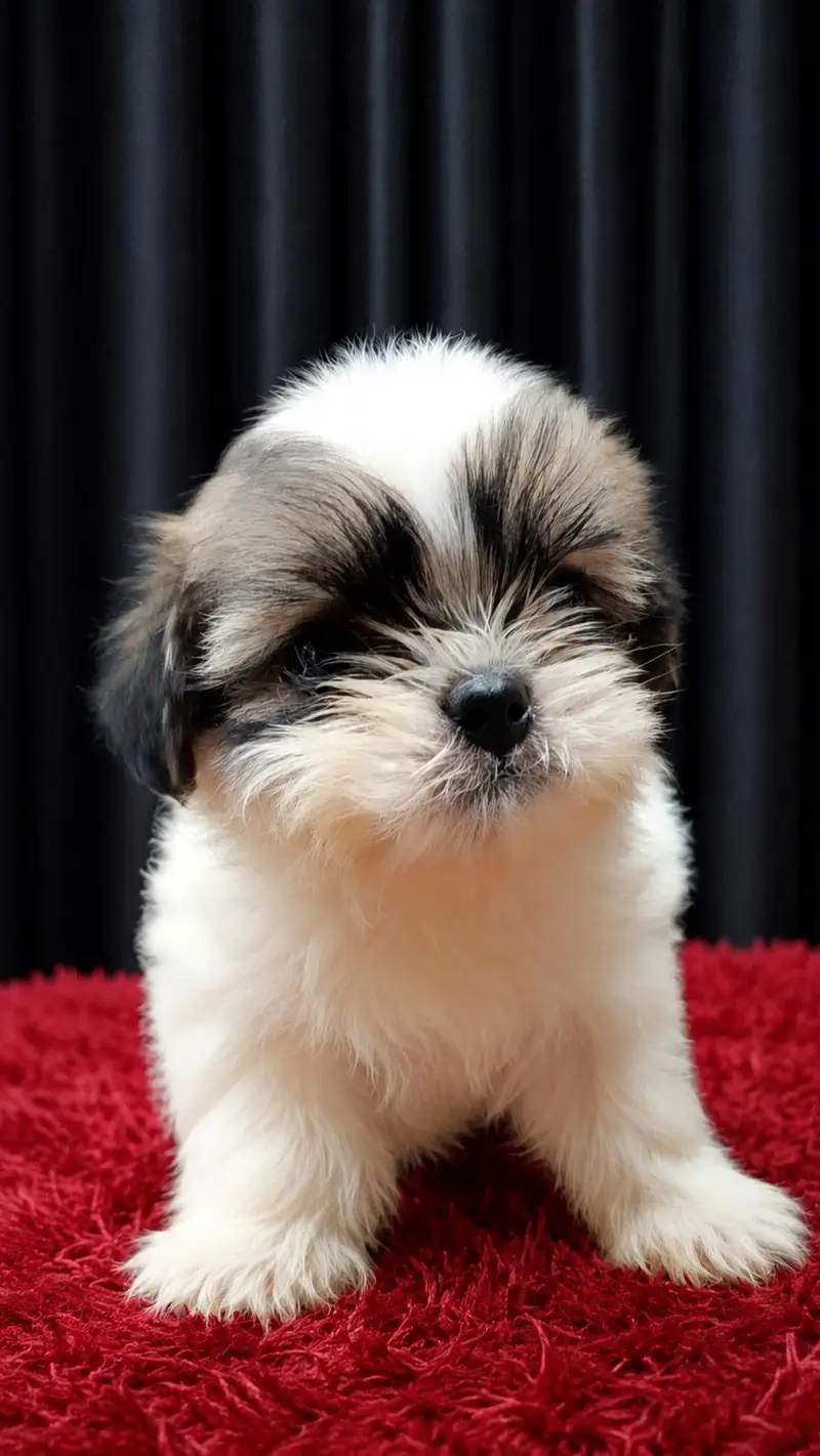 pur shih tzu female puppy 1 month old — photo 3