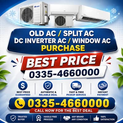 Old Ac, Dead Ac/Window Ac/Purana Ac/Ac Purchase / Split Ac / Window Ac