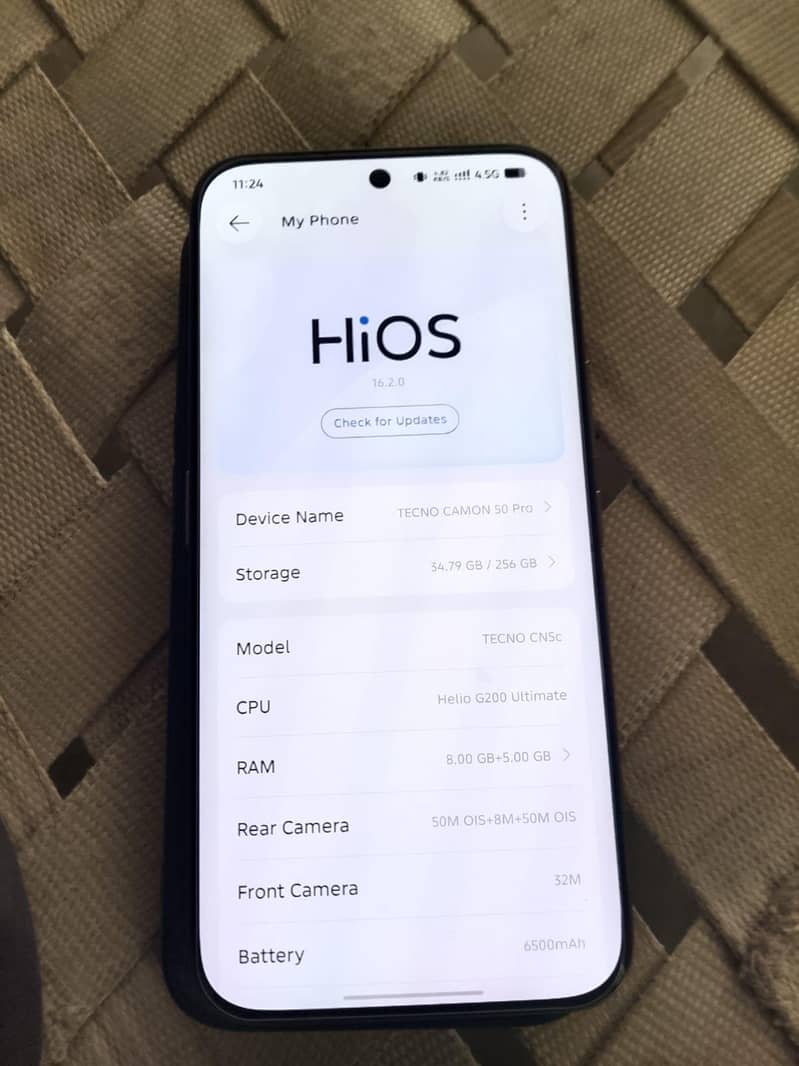 Tecno camon 50 pro 1