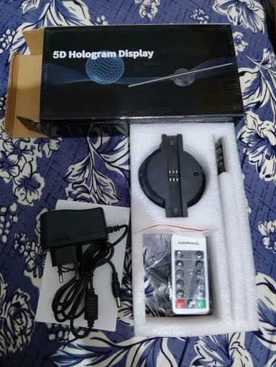 5D hologram fan display