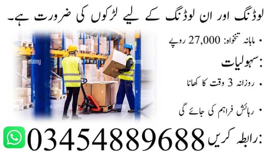 Loading Unloading Staff Required || Jobs | Urgent Hiring
