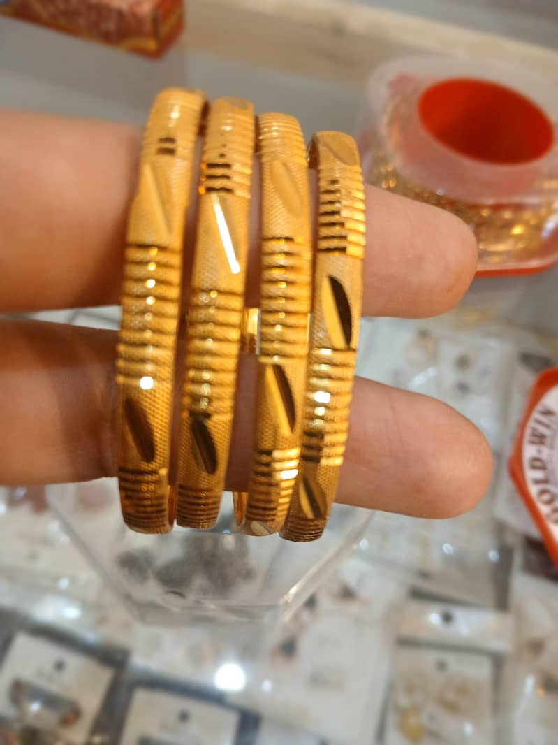 Gold plated bangles (4 bangles) 0