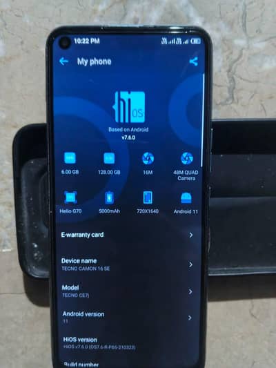 Tecno CAMON 16 SE