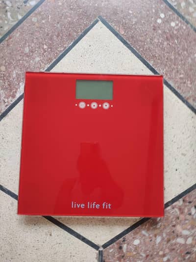 Live Life Fit Digital Electric Glass Weight Machine
