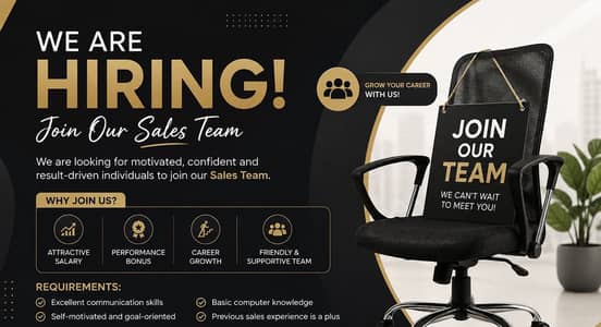 Sales Persons Required