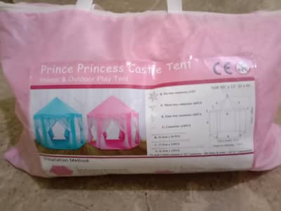 135cmHeight. TENT FOR KIDS . NO DAMAGE ALL OK. ALL PICESES. PINK COLOR