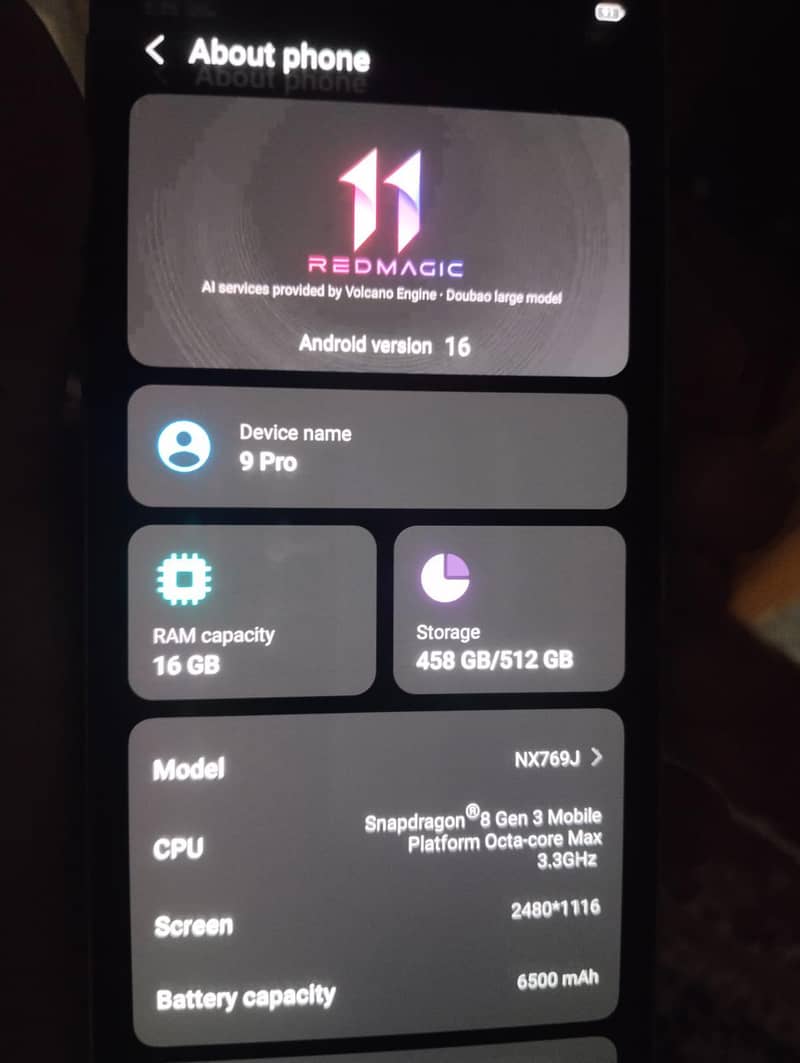 REDMAGIC 9S PRO 1