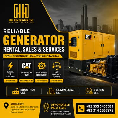 Generator for Rent | Rental Generators | Diesel Generators on Rent