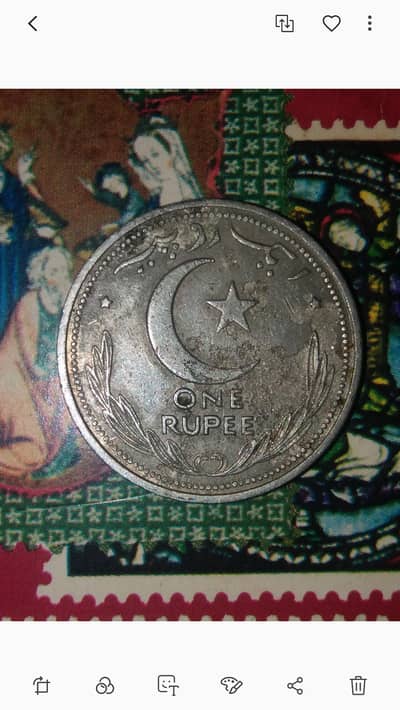1948 coin one rupee