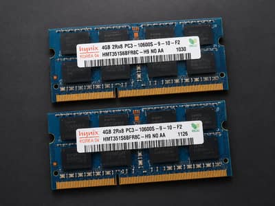 Hynix 4GB DDR3 Laptop RAM | PC3-10600S 1333MHz | SO-DIMM Memory
