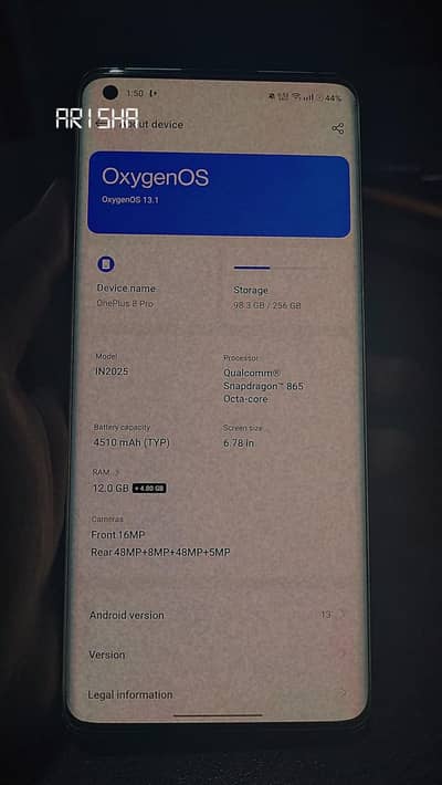 One Plus 8 Pro