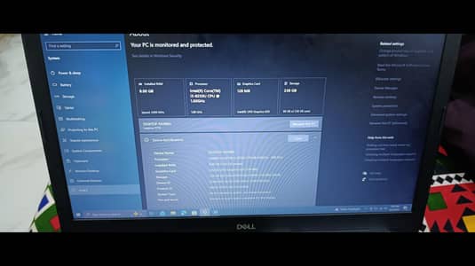 Dell inspiron 17 5000 series/ core i5 8th gen/ 8gb RAM/ 256 gb SSD