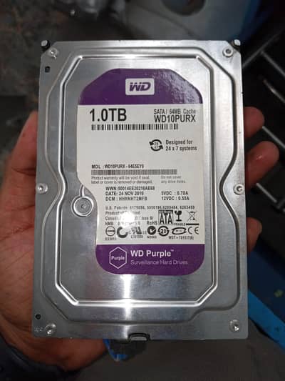 1.0 TB hard drive