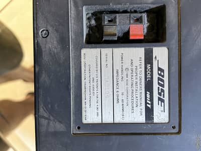 Bose speakers