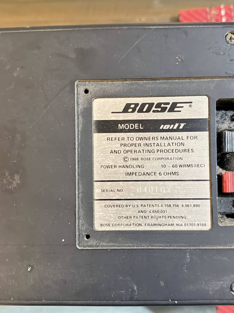 Bose speakers 1