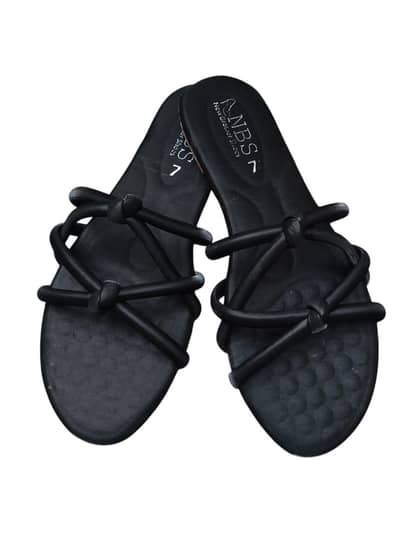 New Black Casual Slippers | Soft & Comfortable | Size Available