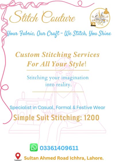 Ladies Tailoring & Stitching Services - Stitch Couture Ichhra.