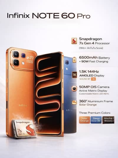 Infinix Note 60 pro available on easy installment