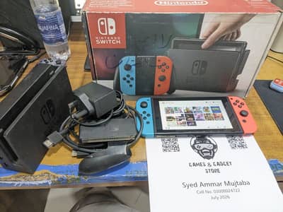 Nintendo Switch V1 - Soft Jailbroken (RCM Jig) - 128GB Card - COD