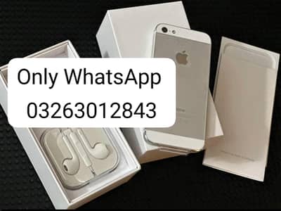 Apple iPhone 5s PTA approved with box my WhatsApp 03263012843
