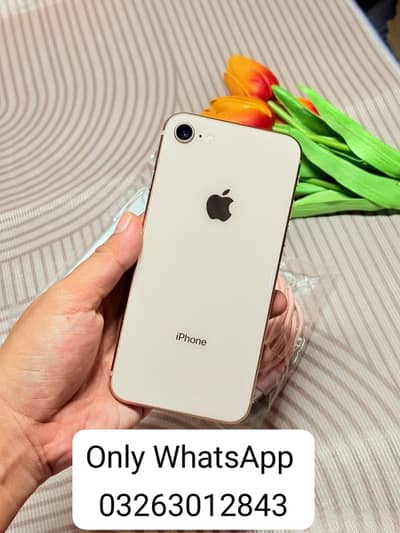Apple iPhone 8 PTA approved with box my WhatsApp 03263012843