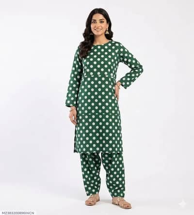Azadi suit woman 2 PCs printed