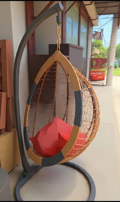 Hanging Egg Swing Chair with Stand –
