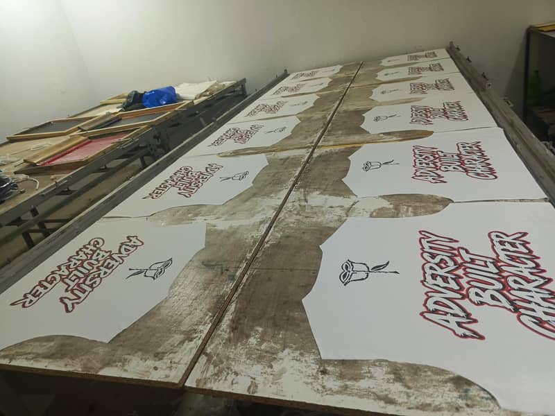 screen printing Tables 3