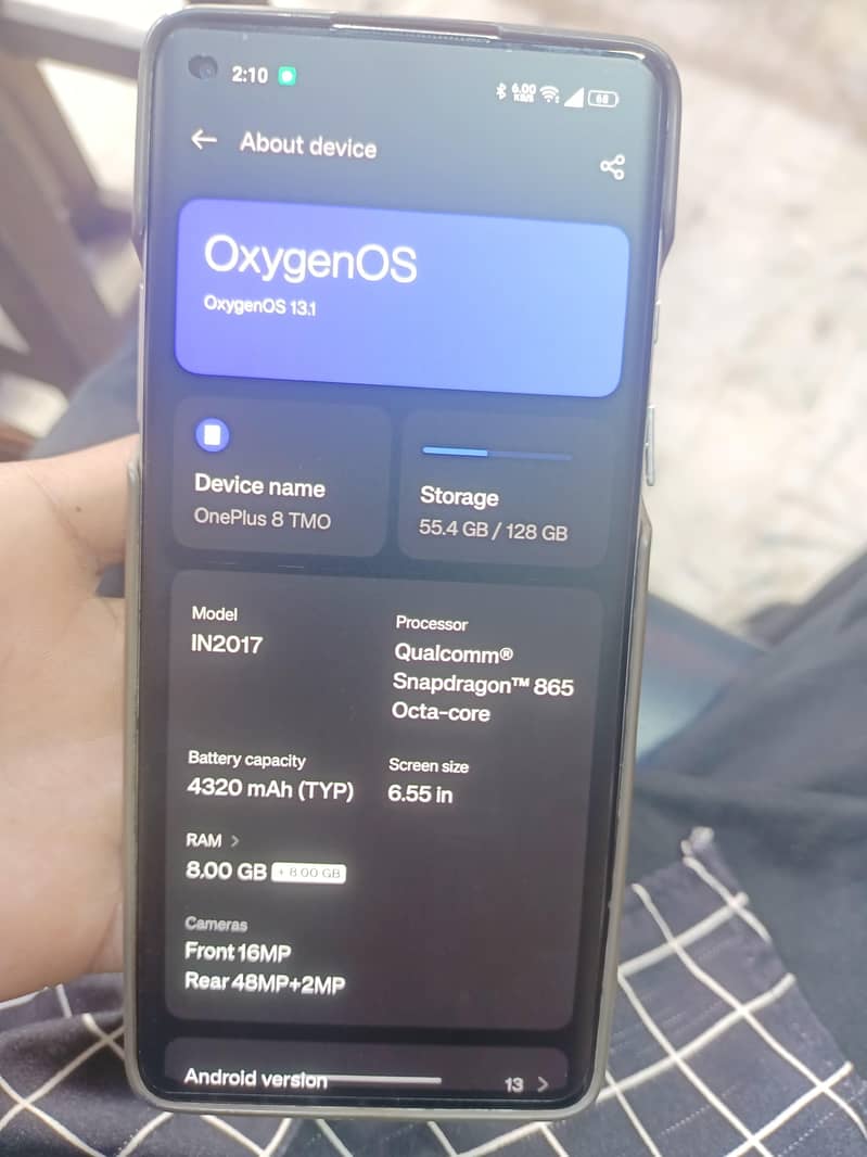 One Plus 8 approved 1