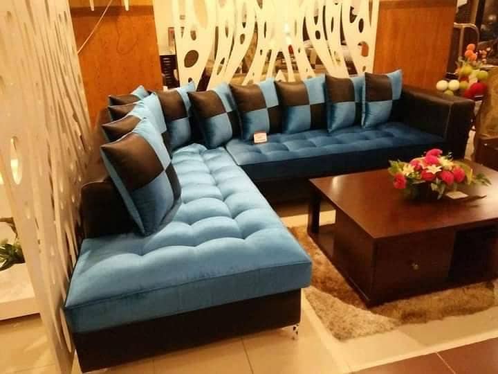 L Shape sofa set 4