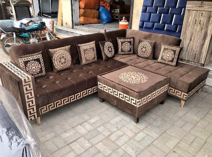 L Shape sofa set 11