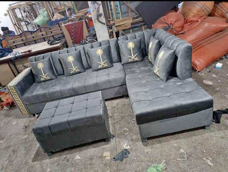 L Shape sofa set 13