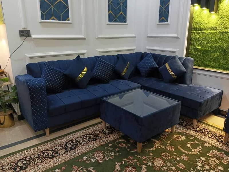 L Shape sofa set 14