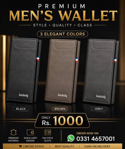 Premium Long Wallets | Luxury Style for Every Gentleman