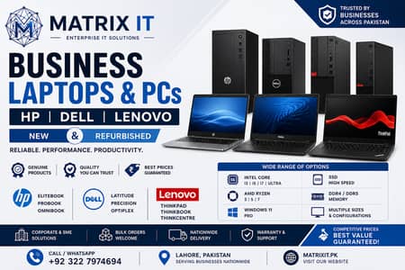 Business Laptops & PCs | HP Dell Lenovo EliteBook Latitude ThinkPad