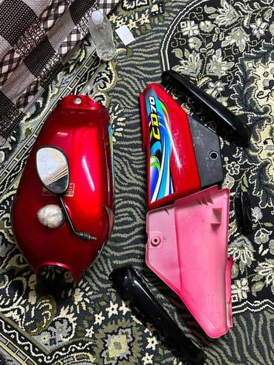 original 2024 model fule tank, said cover,seet cover, left mirror