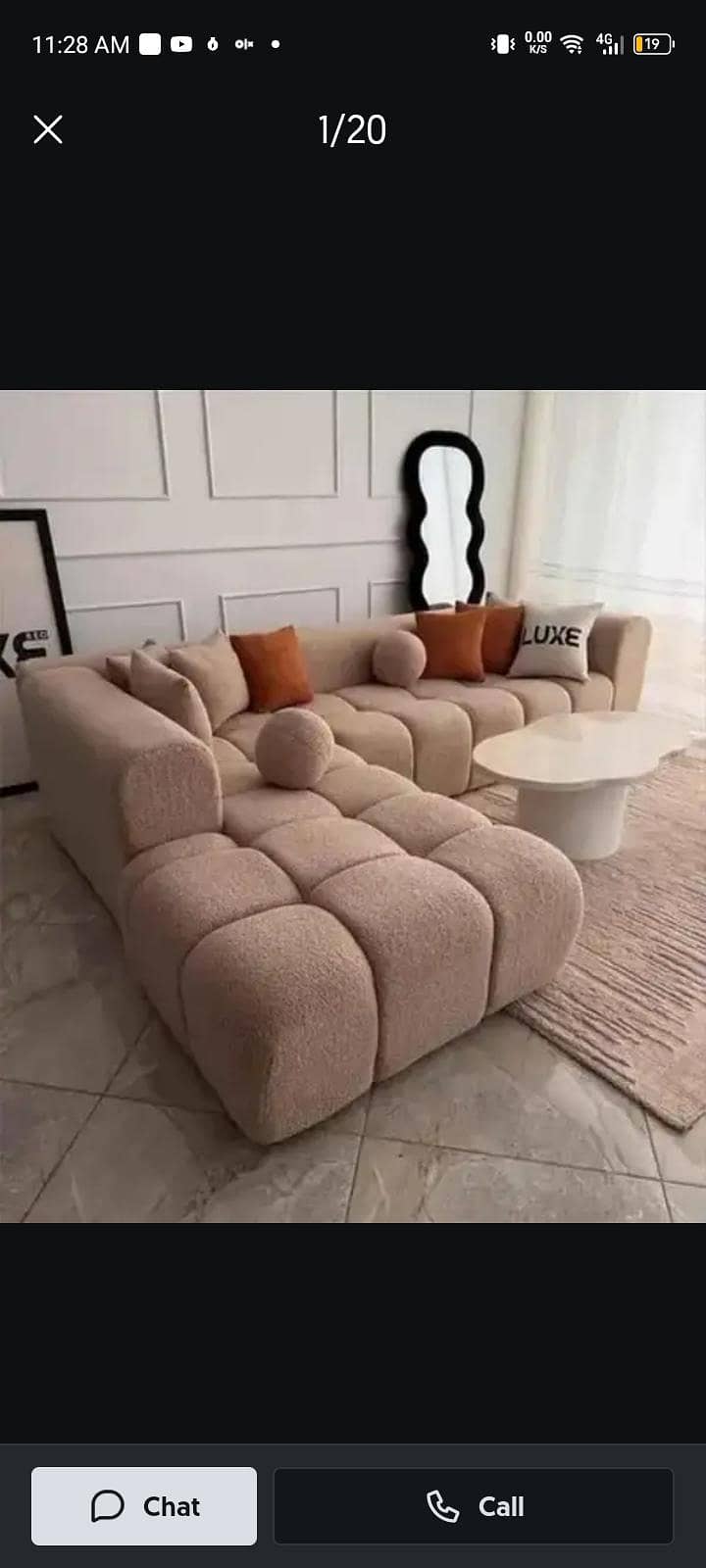Bubble design L shape sofa sets 2
