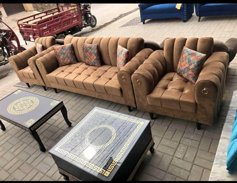 Bubble design L shape sofa sets 16