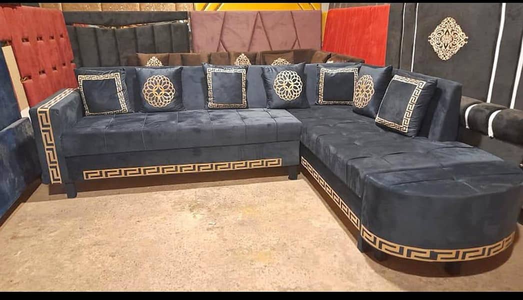 Bubble design L shape sofa sets 17