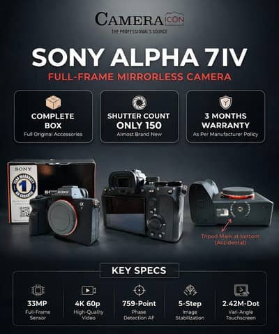 Sony A7IV Body only