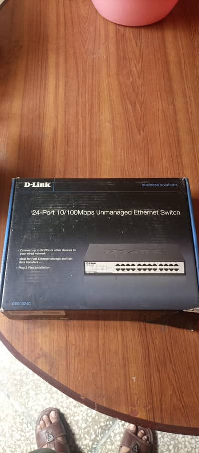 D-Link DES-1024C 24-Port Ethernet Switch &CCTV & Office Networking