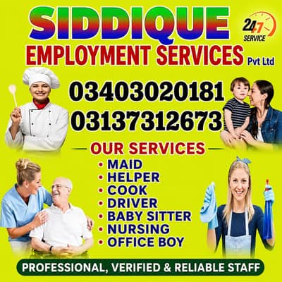 Verified. House Maid. Cook . Babysitter. Nurse . Chef . Kitchen Helper