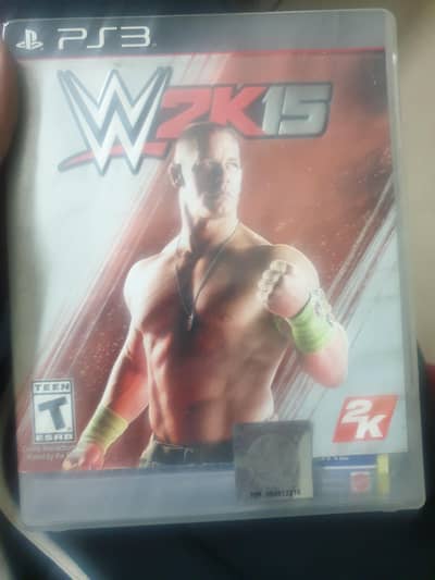 W2K15 WWE Wrestling Game for ps3