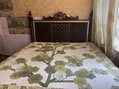Wooden bed