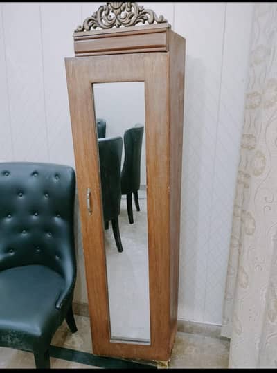 cupboard single door with looking miror