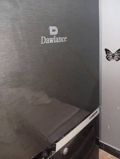 Dawlance 9140WB Chrome Hairline Black Inverter Refrigerator